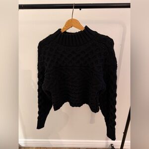 Forever 21 Navy Cable Knit Sweater